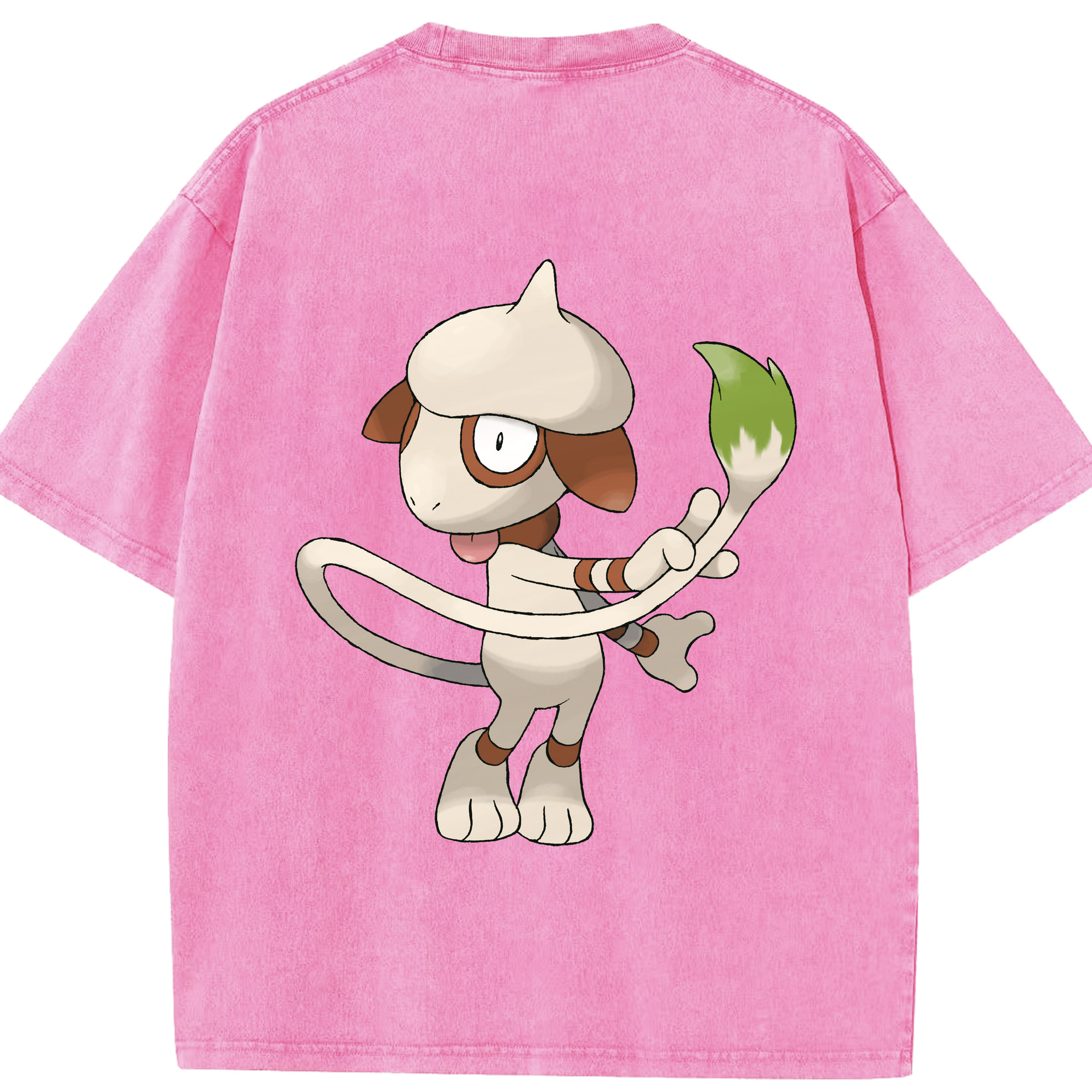 （画像用） ポケットモンスター Pokémon 綿100% ヴィンテージ風 半袖Tシャツ（背面プリント）